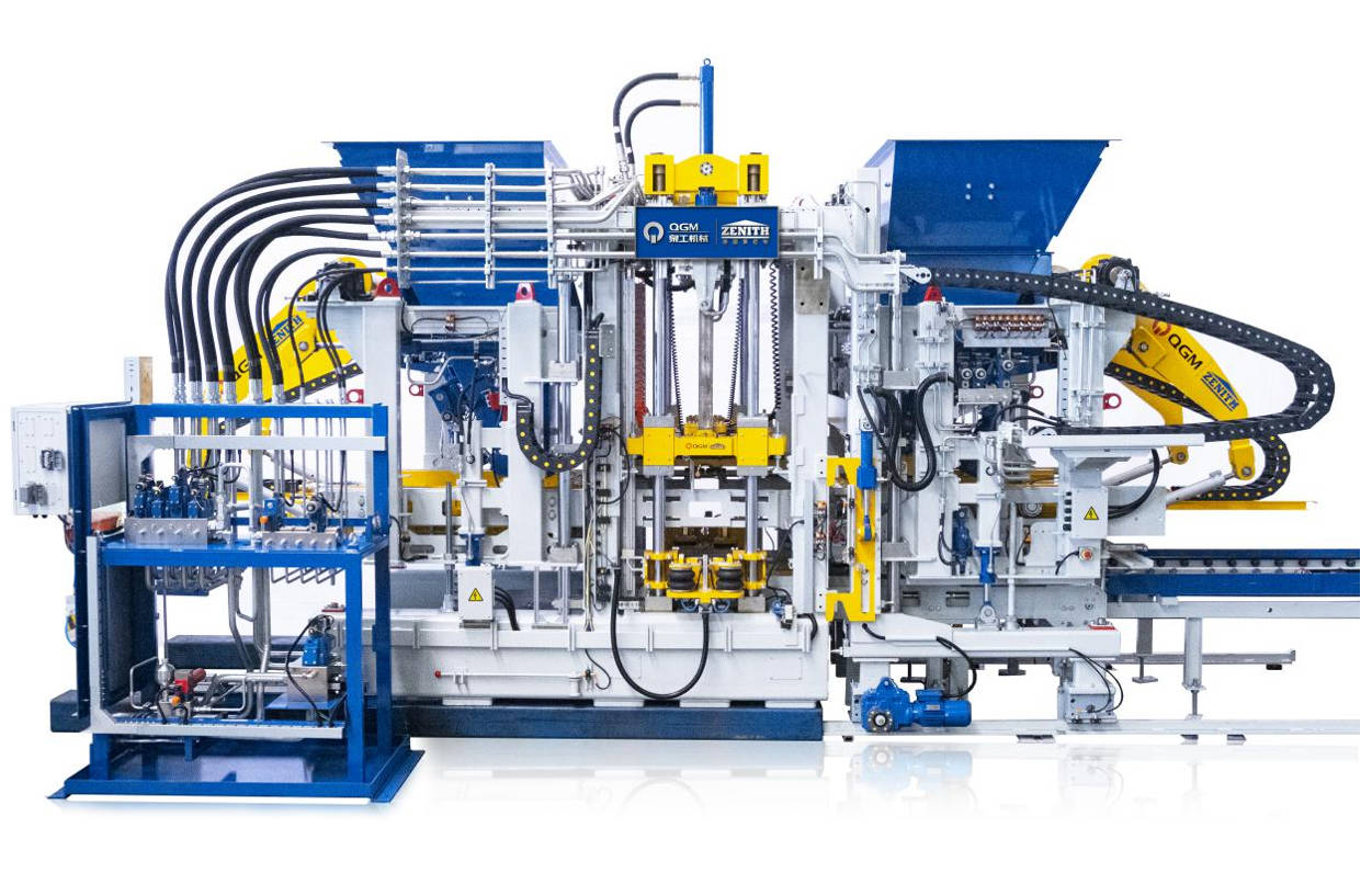Машына для вытворчасці цэглы Quangong ZN1000-2, якая спалучае нямецкае дакладнае машынабудаванне з кітайскай вынаходлівасцю, створана для высакаякаснай вытворчасці.