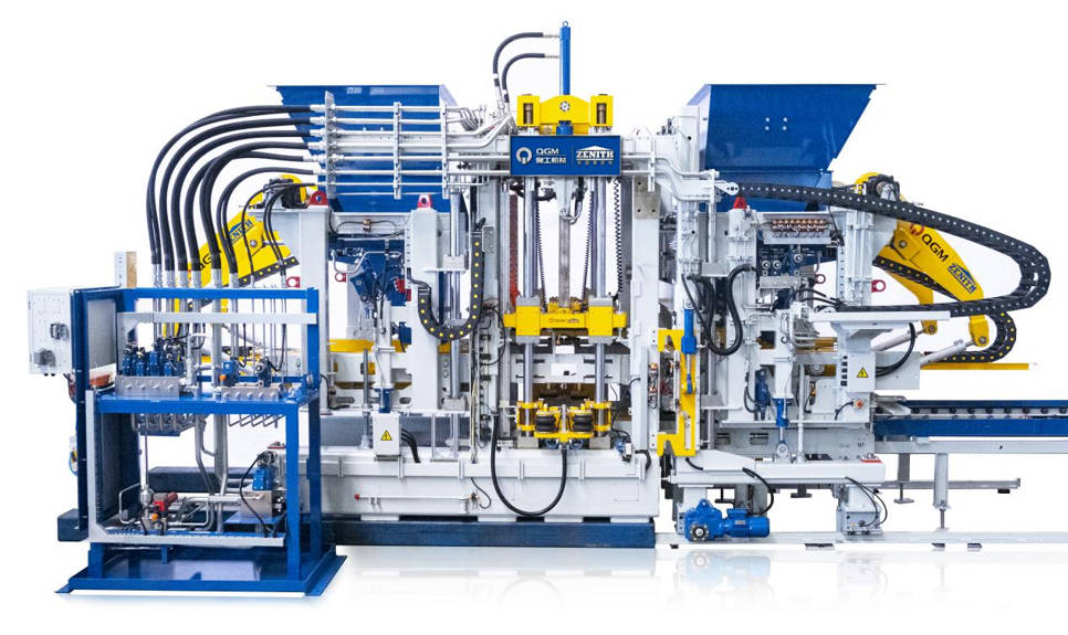 Удасканаленая цагляная машына для высокапрадукцыйных бетонных блокаў